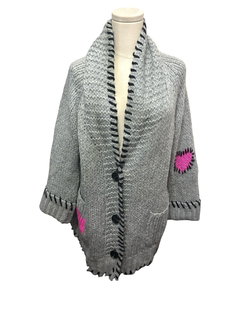 Tripp Cardigan in Amore 🩷 John + Jenn - size L